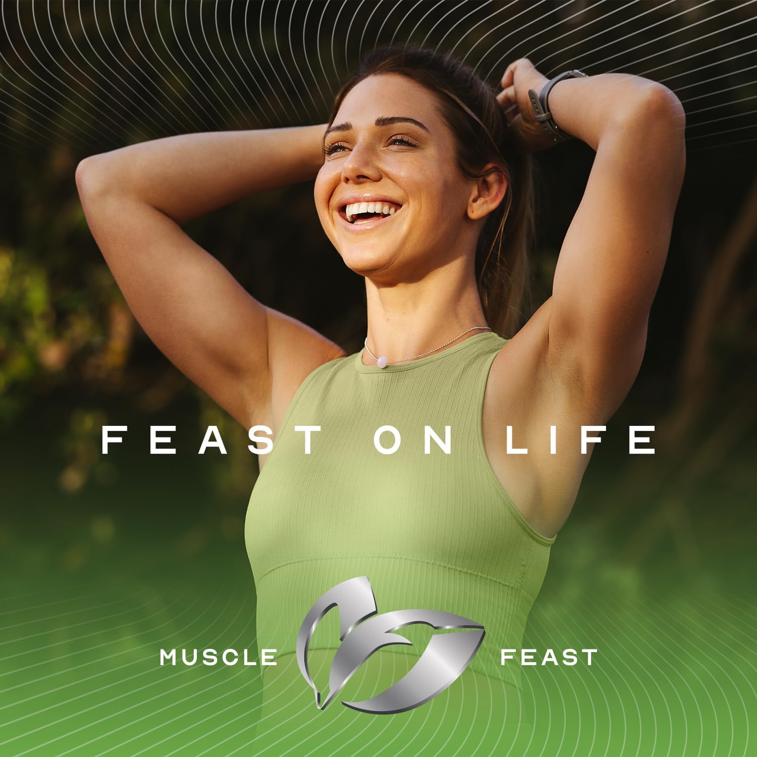 5lb Muscle Feast Grass-Fed Whey Protein, Vanilla Flavor, Hormone-Free & All-Natural