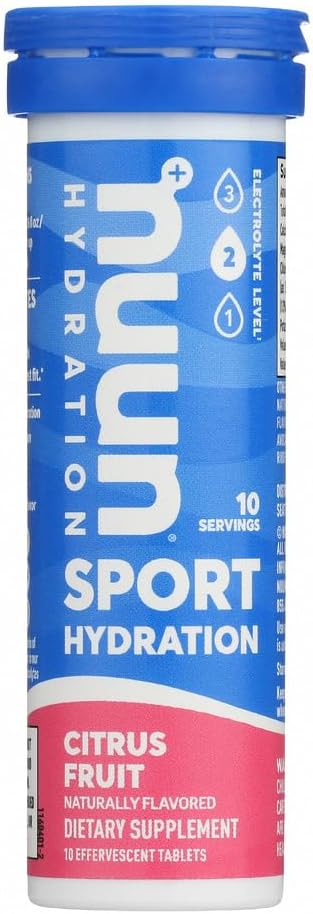 6-Pack of 10 Nuun Active Citrus Fruit Electrolyte Tablets for Hydration