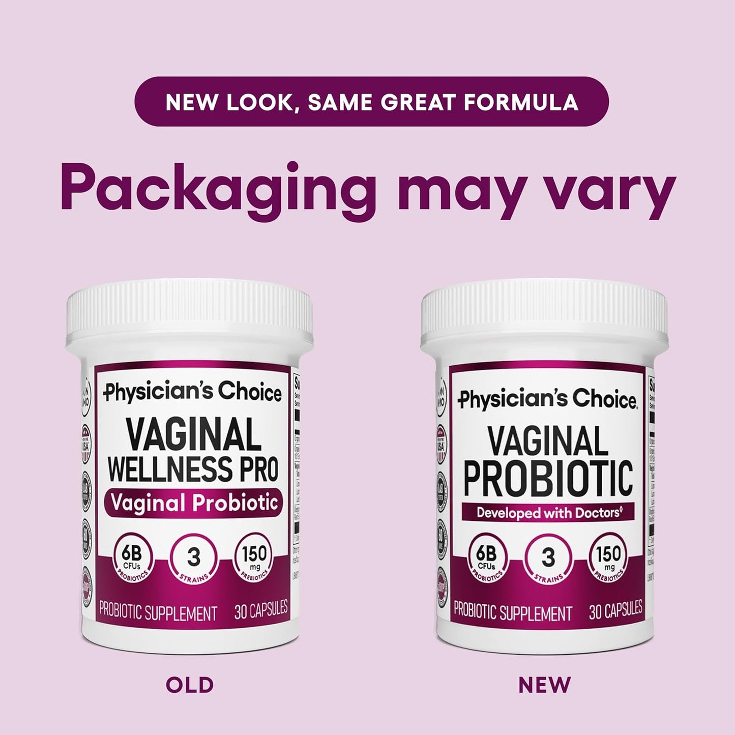 60 Billion Probiotic Bundle for Vaginal Health by Physician's CHOICE