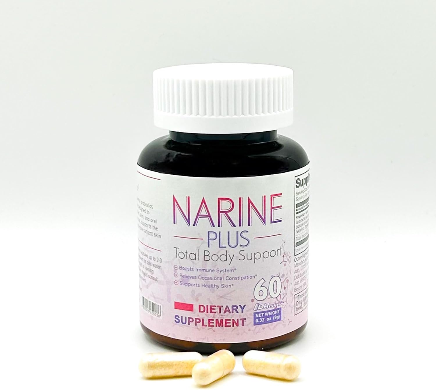 60 Capsules Asma Narimax Plus Probiotic Supplement for Gut Health Support