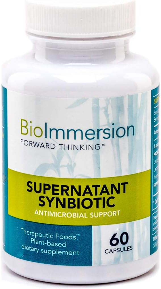 60 Capsules BioImmersion Supernatant Synbiotic: Advanced Probiotics with Antimicrobial Benefits