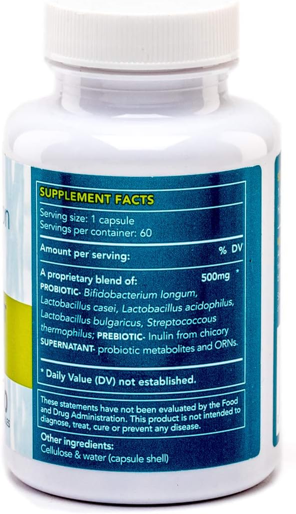 60 Capsules BioImmersion Supernatant Synbiotic: Advanced Probiotics with Antimicrobial Benefits