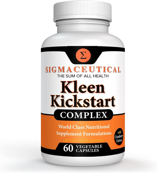 60 Capsules Kidney Cleanse & Support with Cranberry - Herbal Kidney Supplement for Health & Detox - Sigmaceutical