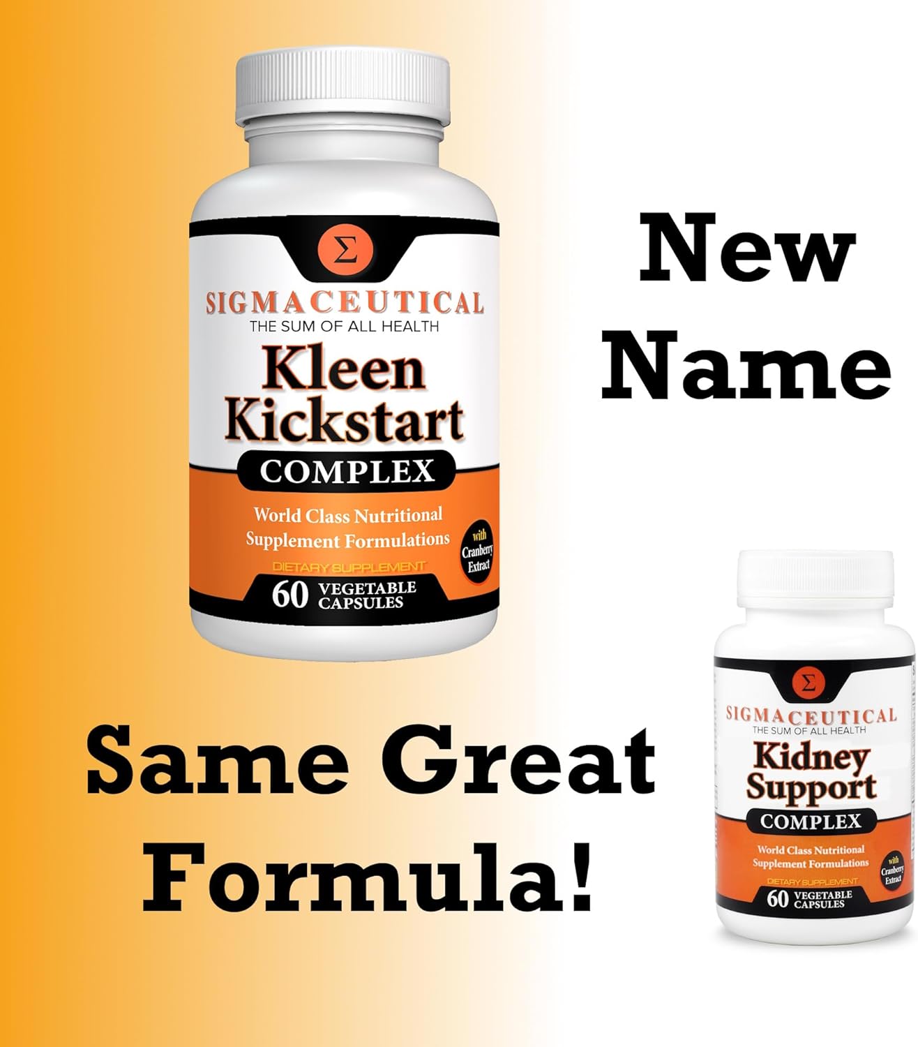 60 Capsules Kidney Cleanse & Support with Cranberry - Herbal Kidney Supplement for Health & Detox - Sigmaceutical