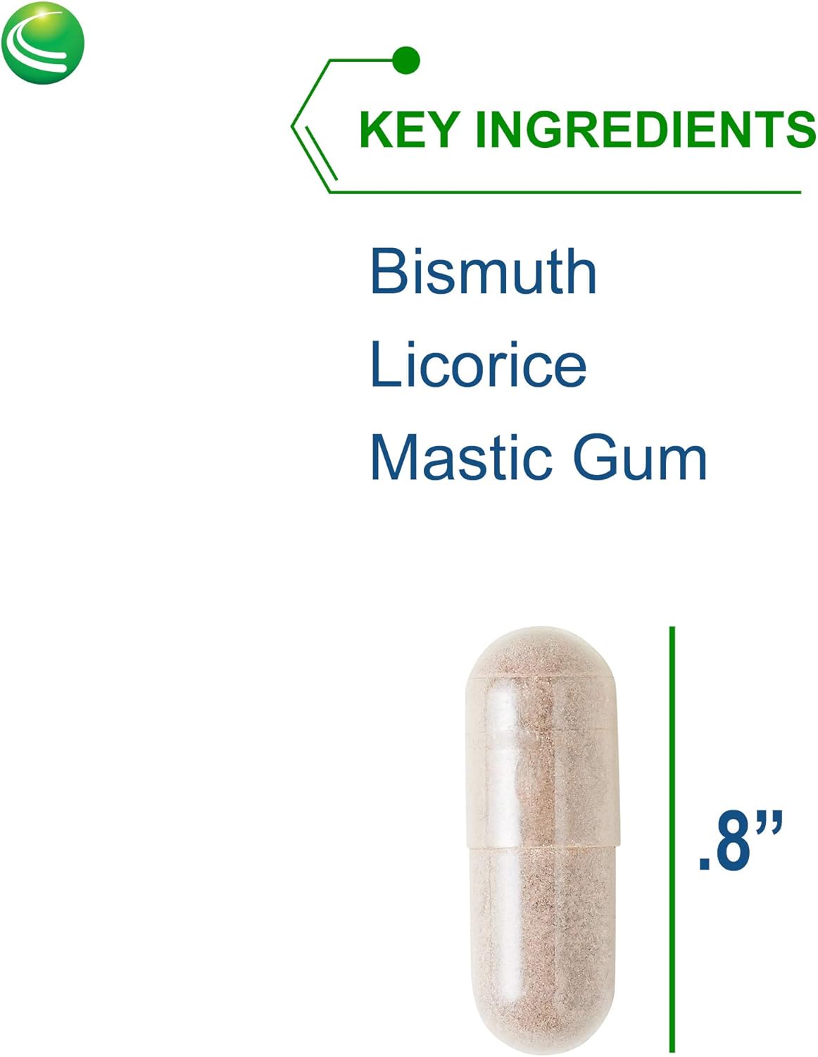 60 Capsules Nutra BioGenesis Gastric Repair Complex with Bismuth, Licorice, and Mastic Gum for Gastric Tissue Health Support