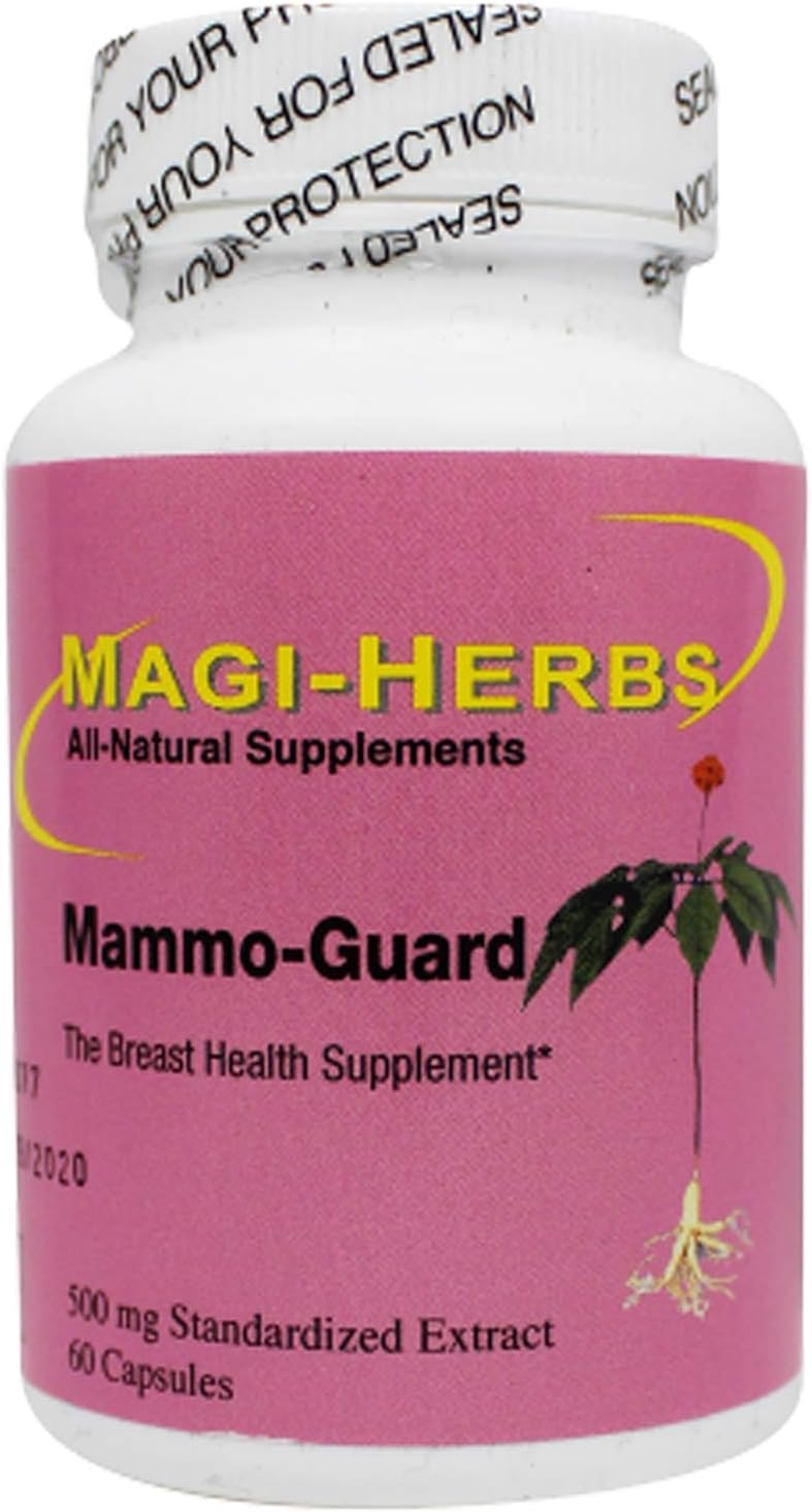 60 Capsules of Mammo Guard 500 mg - Breast Health Support Supplement