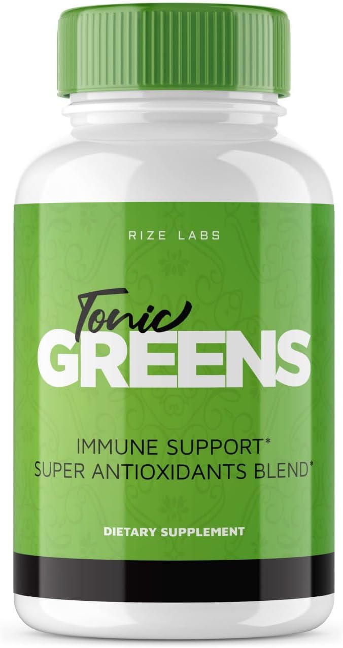 60 Capsules of Rize Labs Tonic Greens: Immune Support & Antioxidants Formula