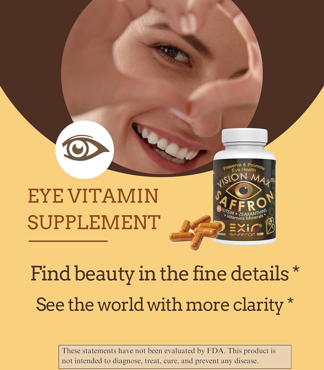 60 Capsules of Vision Max Digital Eye Strain Relief Dietary Supplement