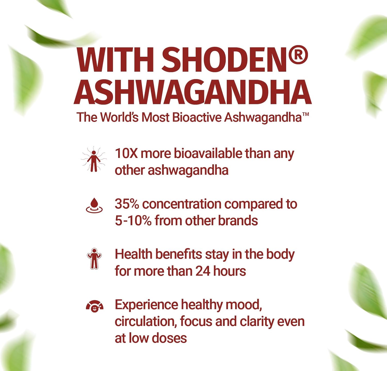 60 Capsules Vegan Ashwagandha Complex with Shoden® for Stress Relief, Sleep, and Energy Support - Non-GMO Formula