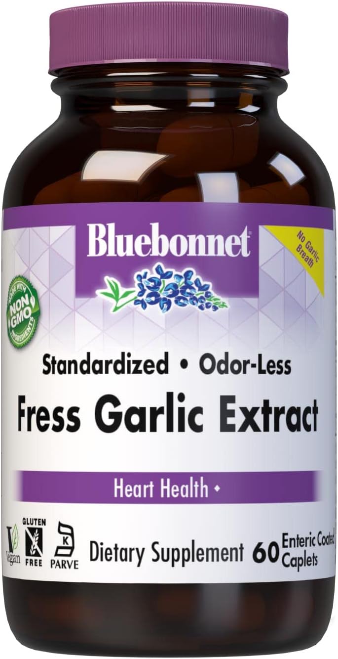60 Count BlueBonnet Enteric Coated Fresh Garlic Extract Supplement
