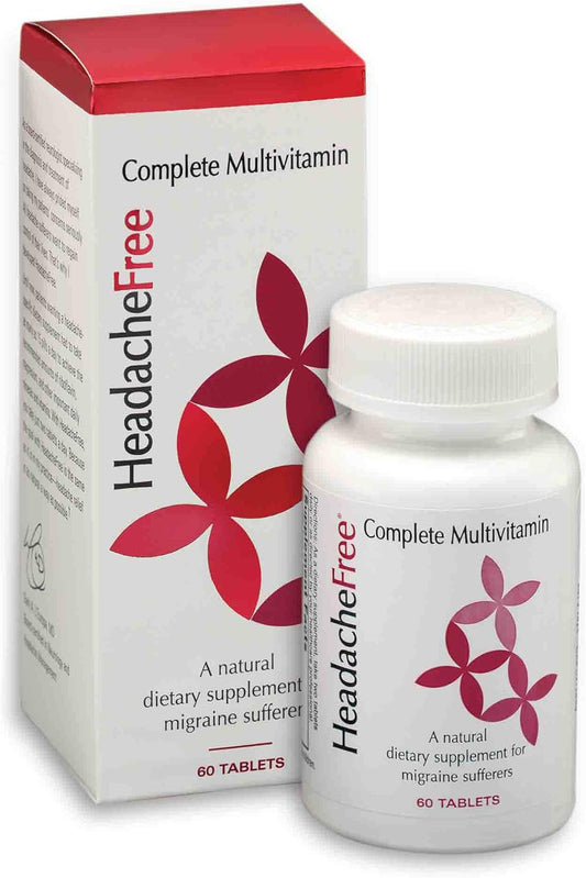 60 Count Headache-Free Complete Multivitamin Supplement for Daily Wellness