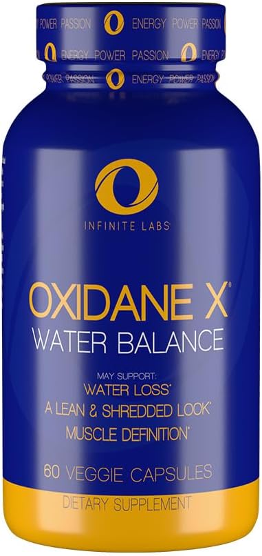 60 Count Infinite Labs Oxidane X Capsules | Electrolyte Enhanced Water Balance Formula | Gluten Free & Vegetarian Formula