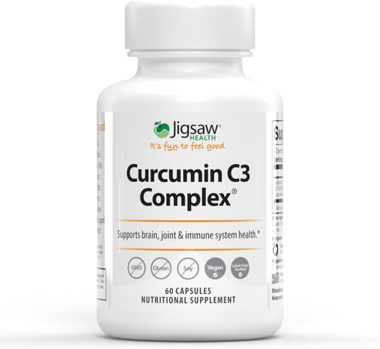 60 Count Jigsaw Health Curcumin Softgels for Antioxidant Support