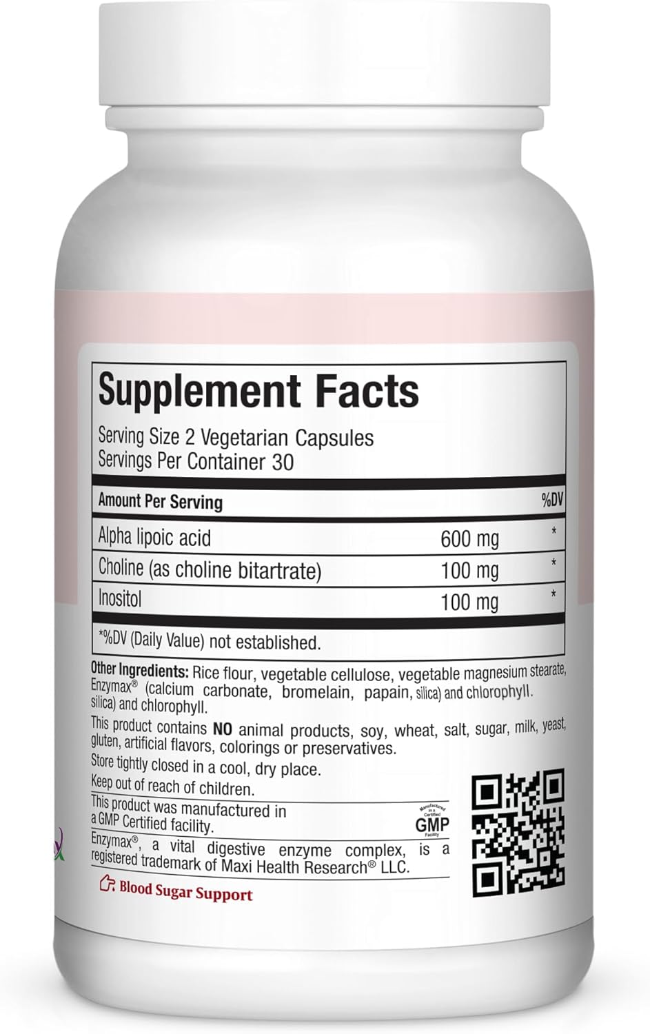 60-Count Maxi Health Maxi Lipoic Supreme for Antioxidant Support