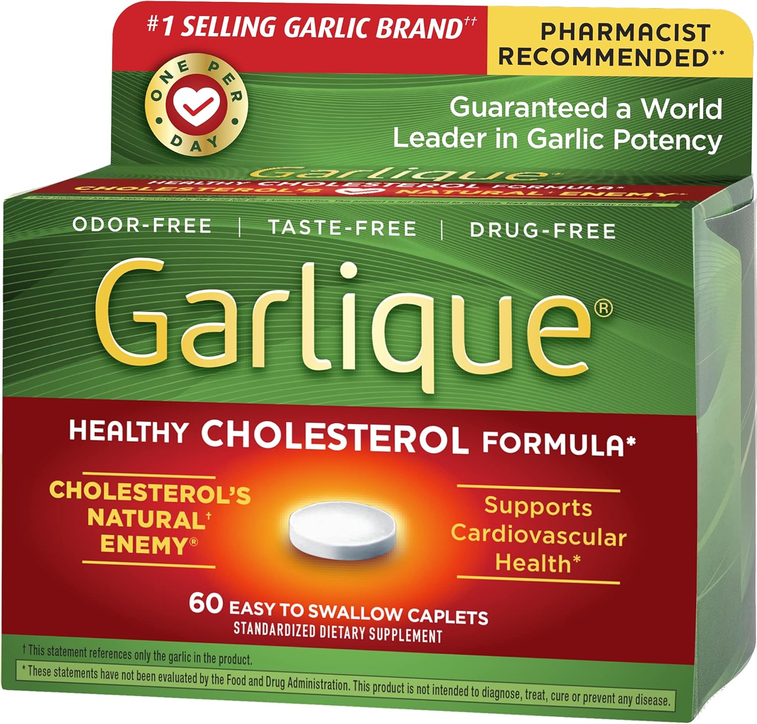 60 Count Sun Source Garlique Tablets for Heart Health and Immune Support