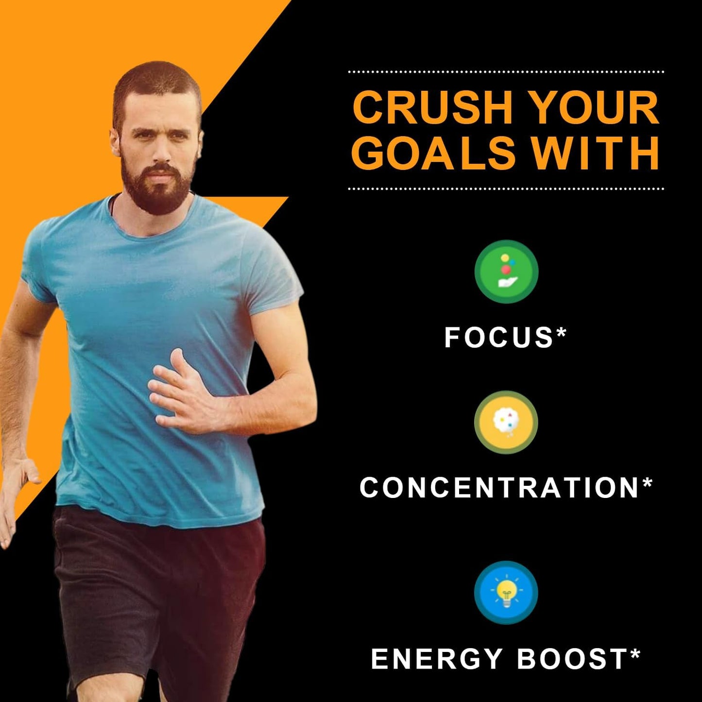 60 Count TLOPPG Brain Premium Nootropic Brain Supplement for Men and Women - Cognitive Support and Focus Booster
