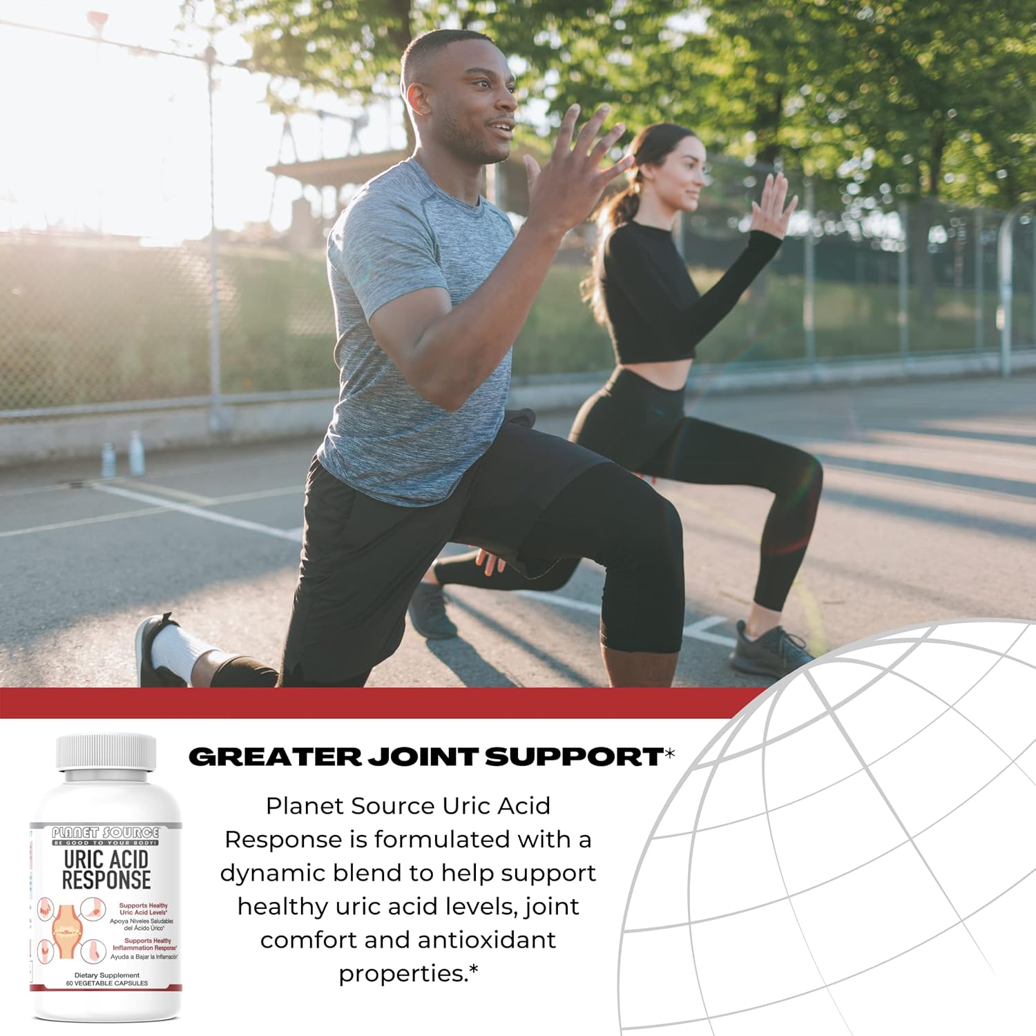 60 Count Uric Acid Response Dietary Supplement for Kidney and Joint Support - Gluten Free & Vegan - Uric Acid Cleanse Supplement - 30 Servings