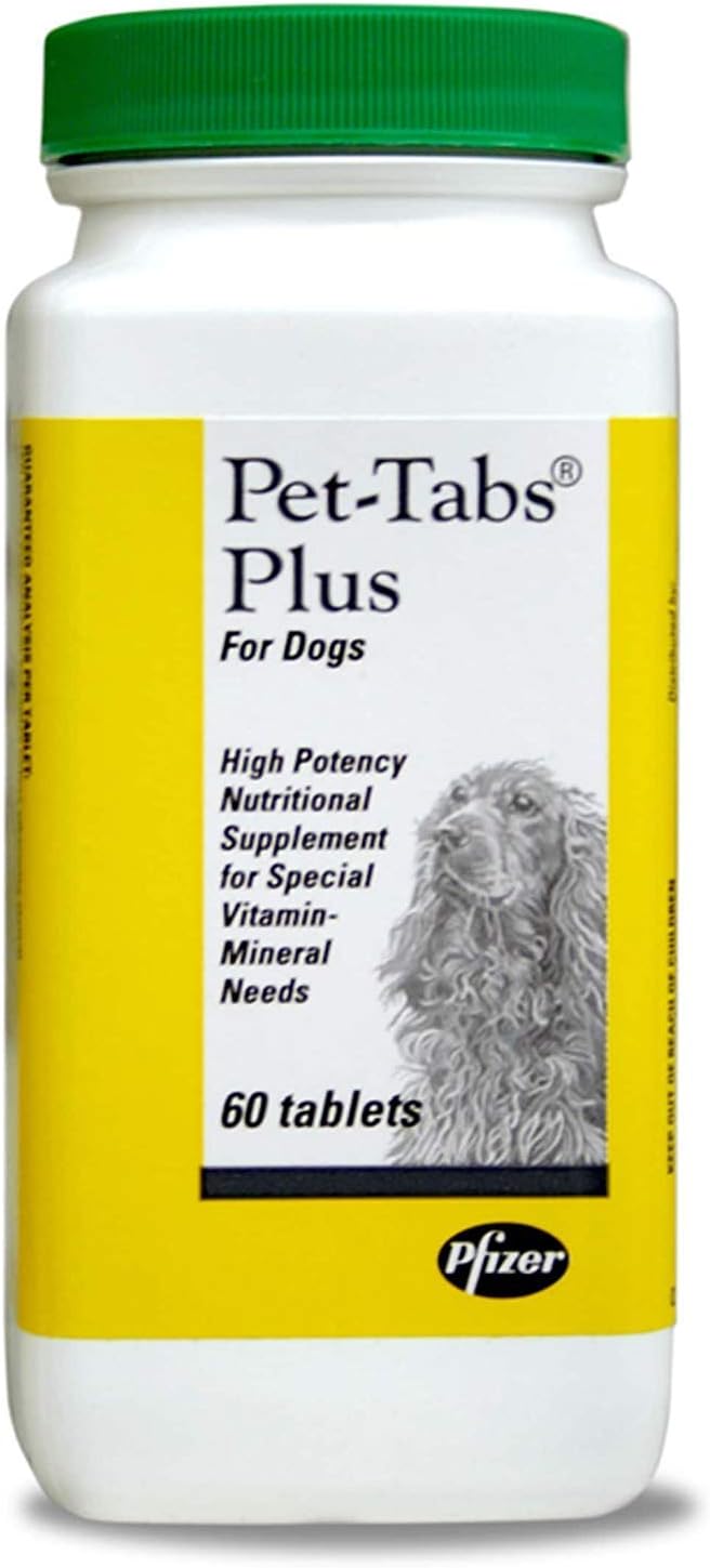 60-Count Virbac Pet Tabs Plus Advanced Formula Vitamin Supplement