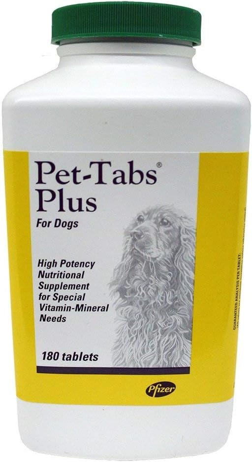 60-Count Virbac Pet Tabs Plus Advanced Formula Vitamin Supplement