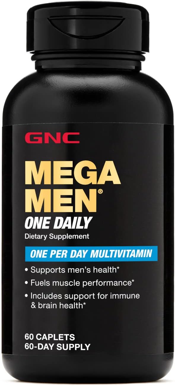 60 ct GNC Select Men's Daily Multi Caplets for Overall Health and Vitality