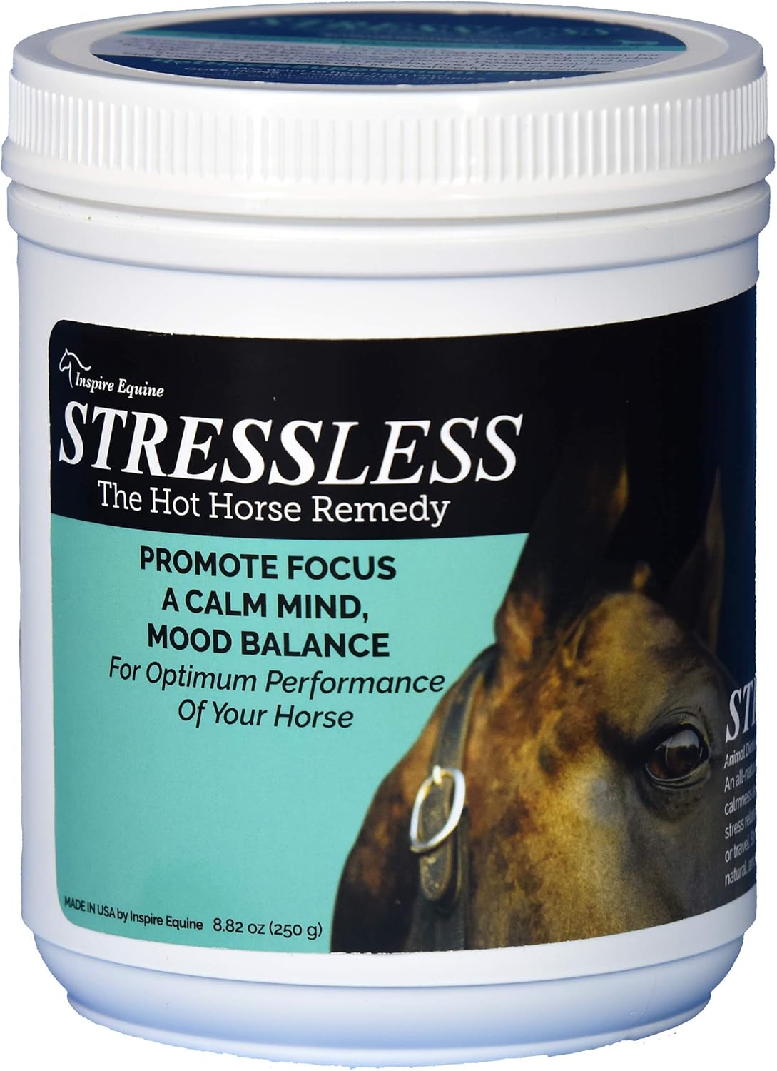 60 Day Supply of All Natural StressLess Hot Horse Supplement for Calm & Focus