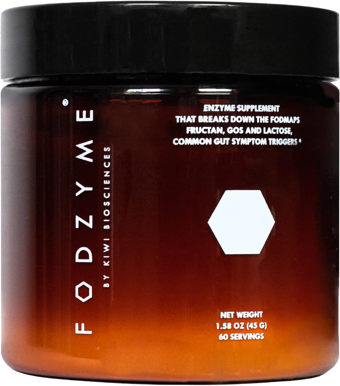 60 Dose FODZYME Home Kit: Relieve Bloating, Gas, Constipation, Diarrhea, & Abdominal Pain - Enzymes for Onion, Garlic, Bread, Beans, Legumes, Dairy - Fast Relief