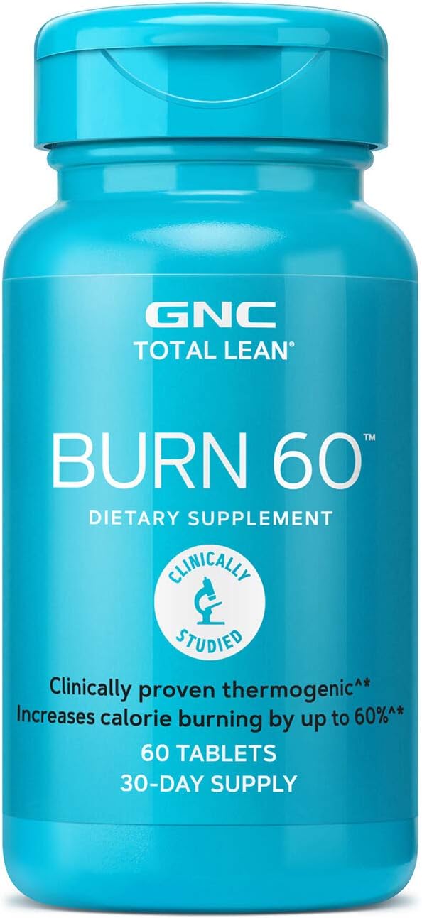 60 GNC Total Lean Burn Capsules - Weight Management Supplement