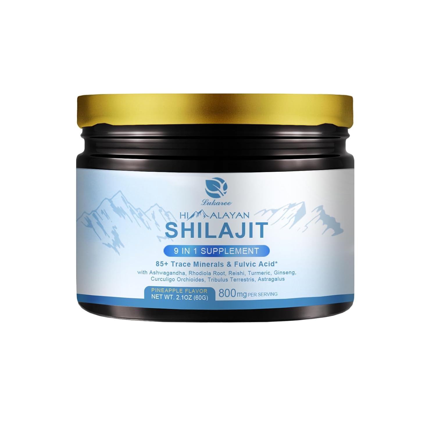 60 Grams Lukaree Shilajit Resin: Pure and Potent Supplement for Energy and Vitality