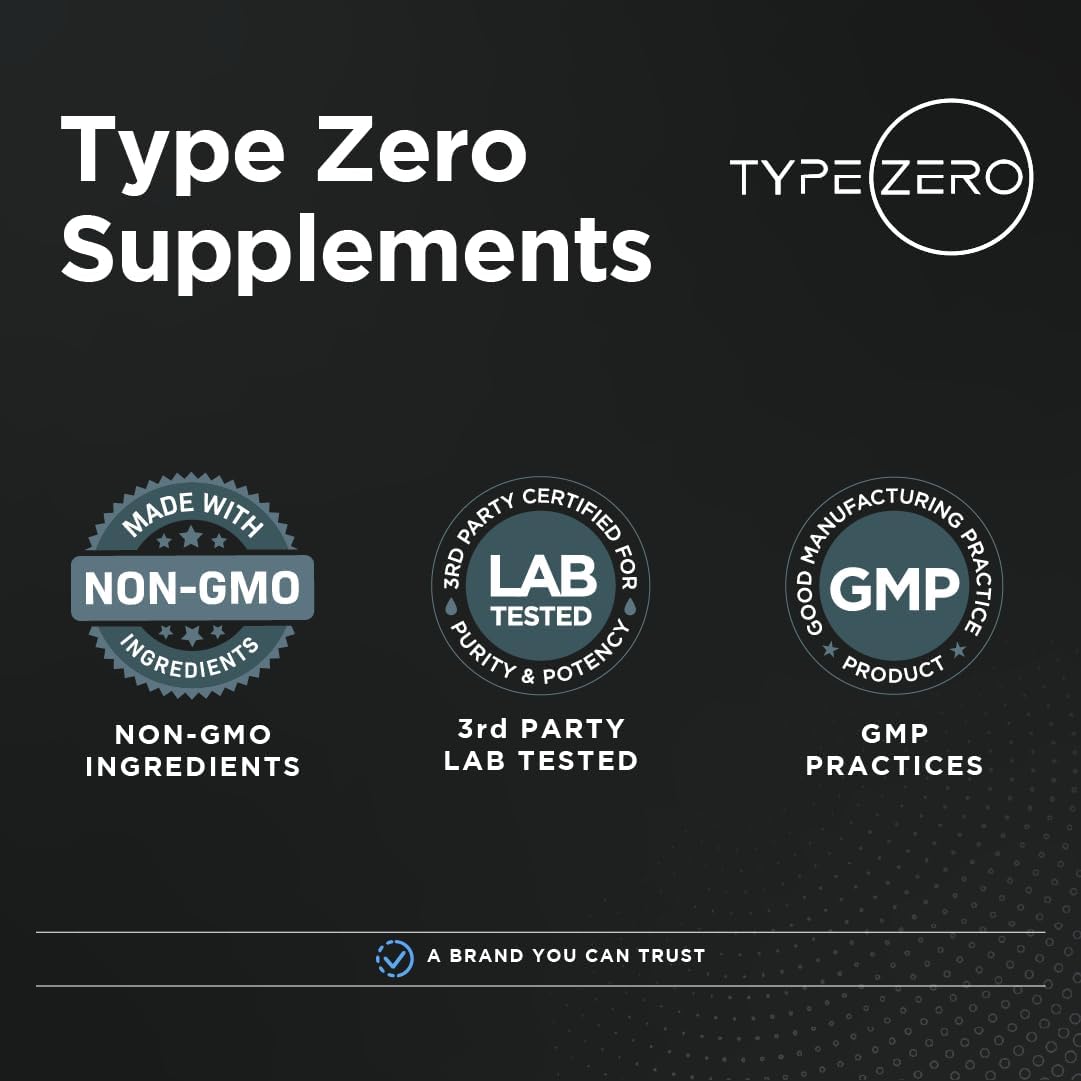 60 Servings of Type Zero Clean Iodine Tablets - 325 MCG Per Serving, Non-GMO, Gluten Free, Made from Sea Kelp