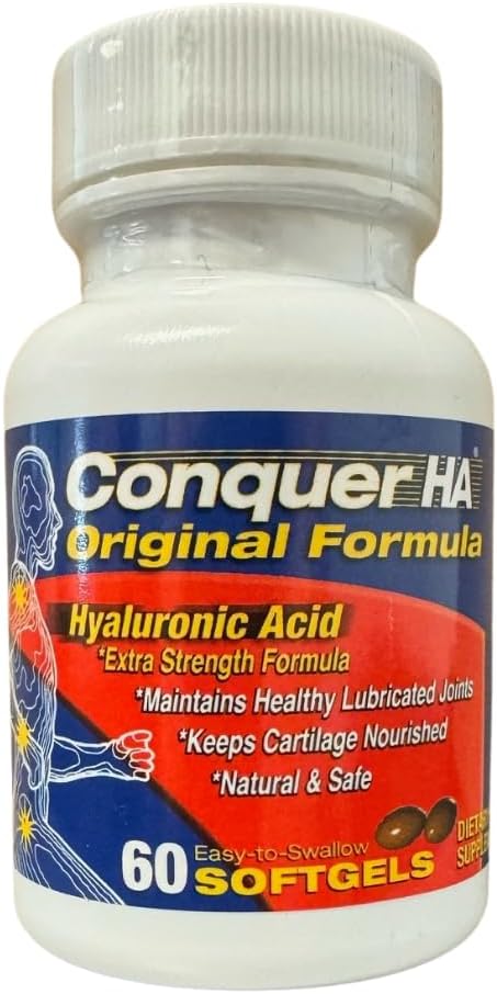 60 Softgel Caps of Conquer HA Original Form Hyaluronic Acid Supplement
