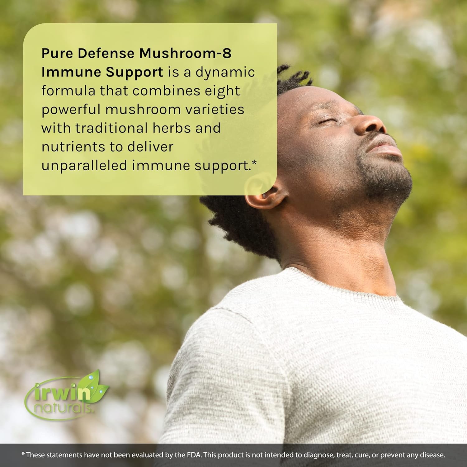 60 Softgels of Irwin Naturals Pure Defense Mushroom-8 for Immune Support