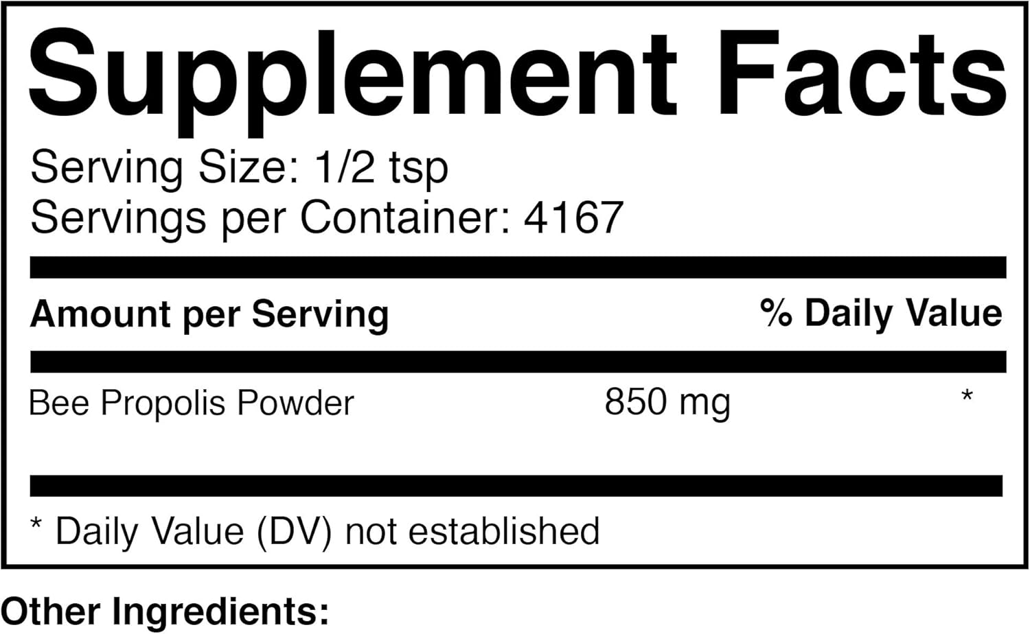 60% Standardized Bee Propolis Powder Extract - 5 kg - Apis mellifica