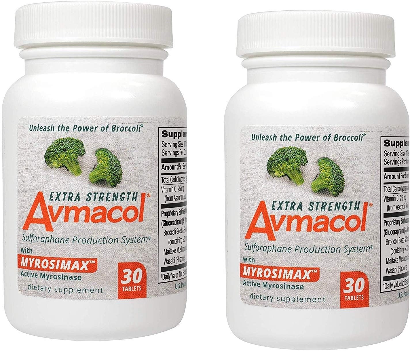 60 Tablet Avmacol Extra Strength Supplement for Boosting Immune System with Sulforaphane