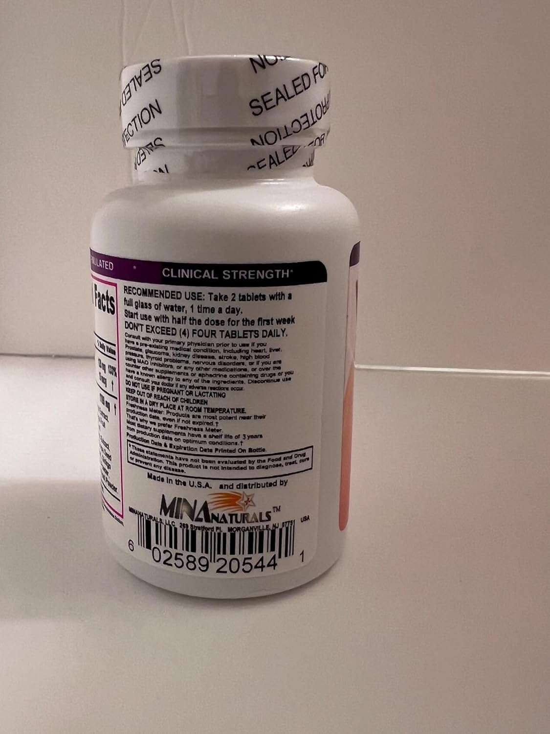 60 Tablet Minanaturals VaricoSolve - Natural Supplement for Leg Veins