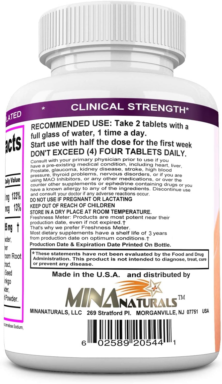 60 Tablet Minanaturals VaricoSolve - Natural Supplement for Leg Veins