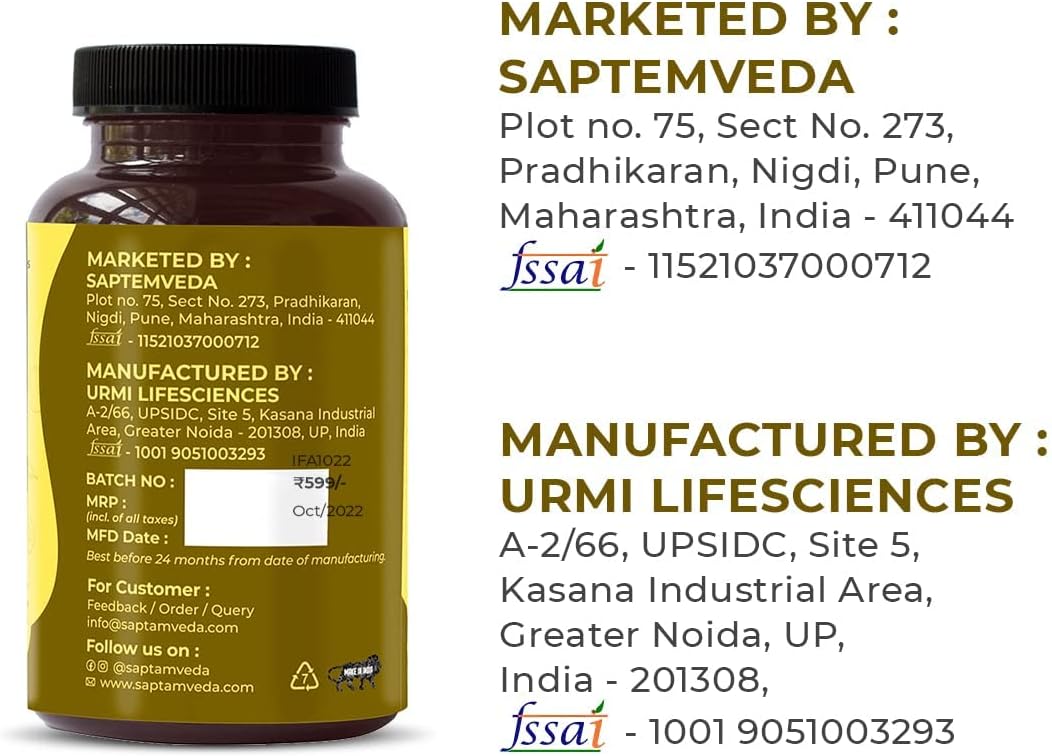 60 Veg Capsules of Kavir Natural Iron, Folic Acid, and Vitamin C Supplement