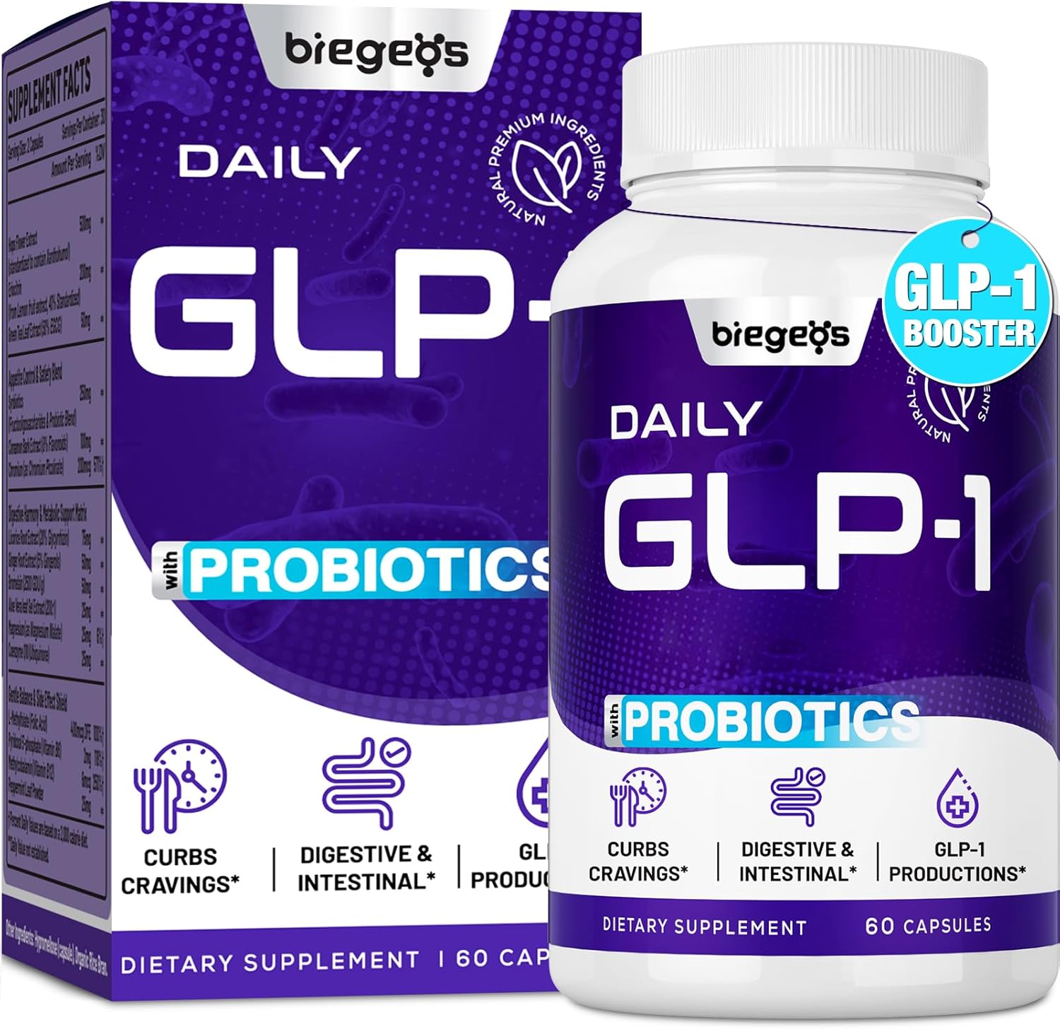 60 Vegan Capsules of Strongueur GLP-1 Supplement for Enhanced Health