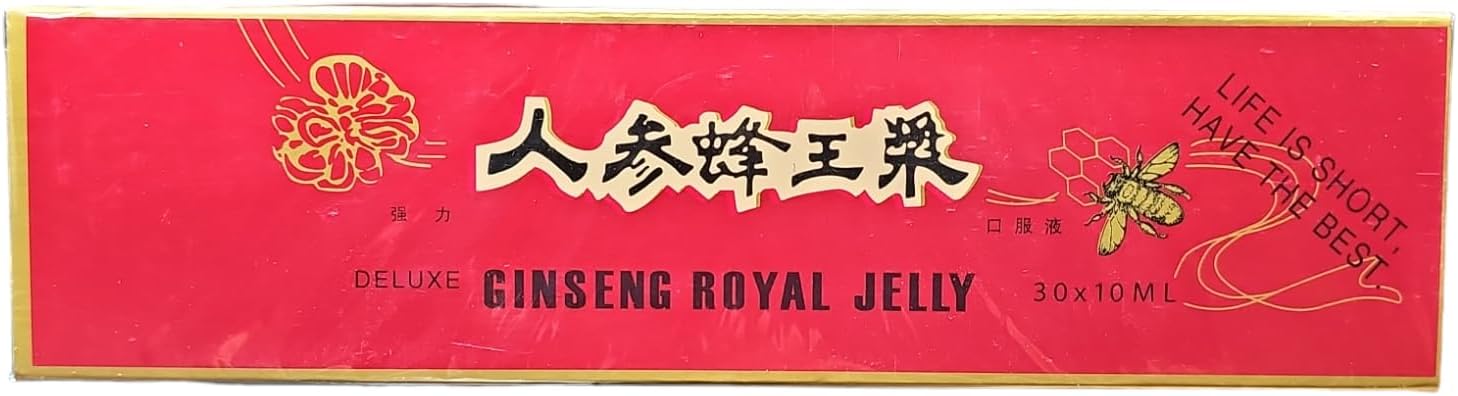 60 Vials of Royal King Deluxe Ginseng Royal Jelly Oral Liquid - Premium Quality Supplement