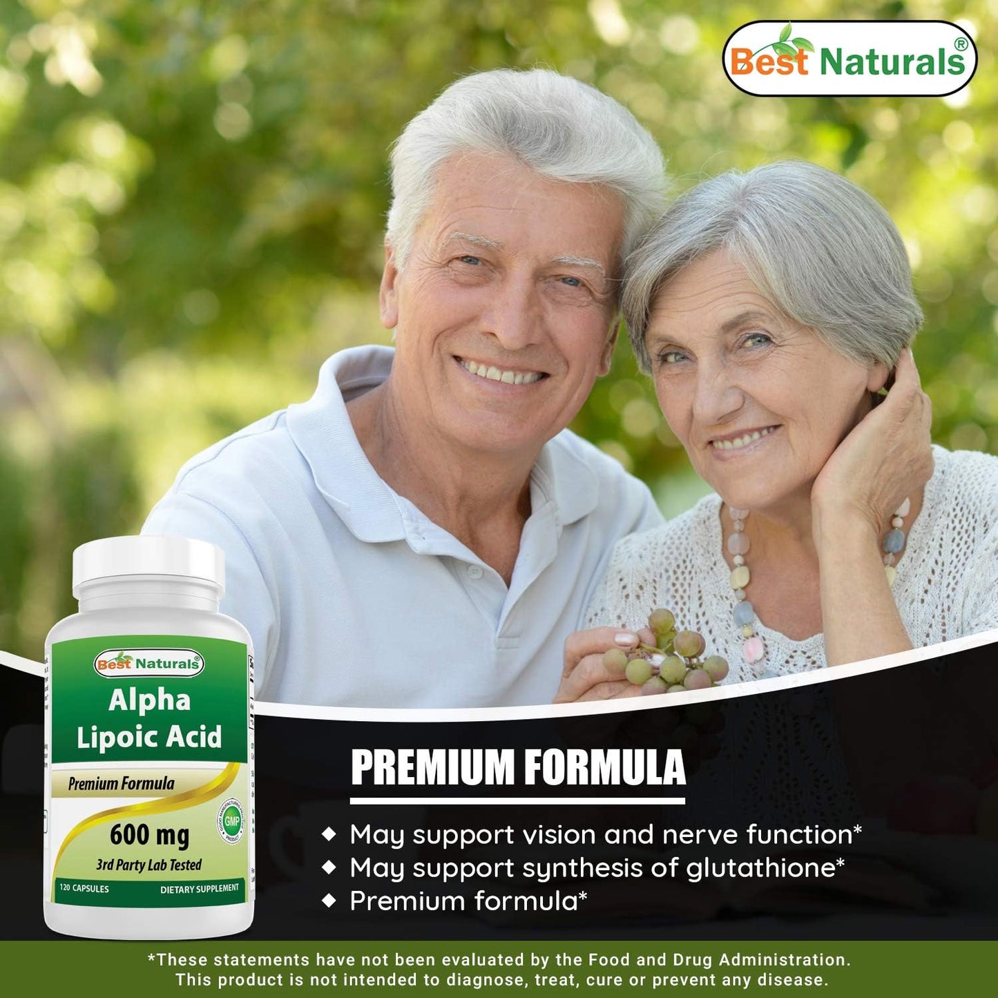 600 mg Alpha Lipoic Acid & NAC N-Acetyl-Cysteine - High Quality Antioxidant Supplement