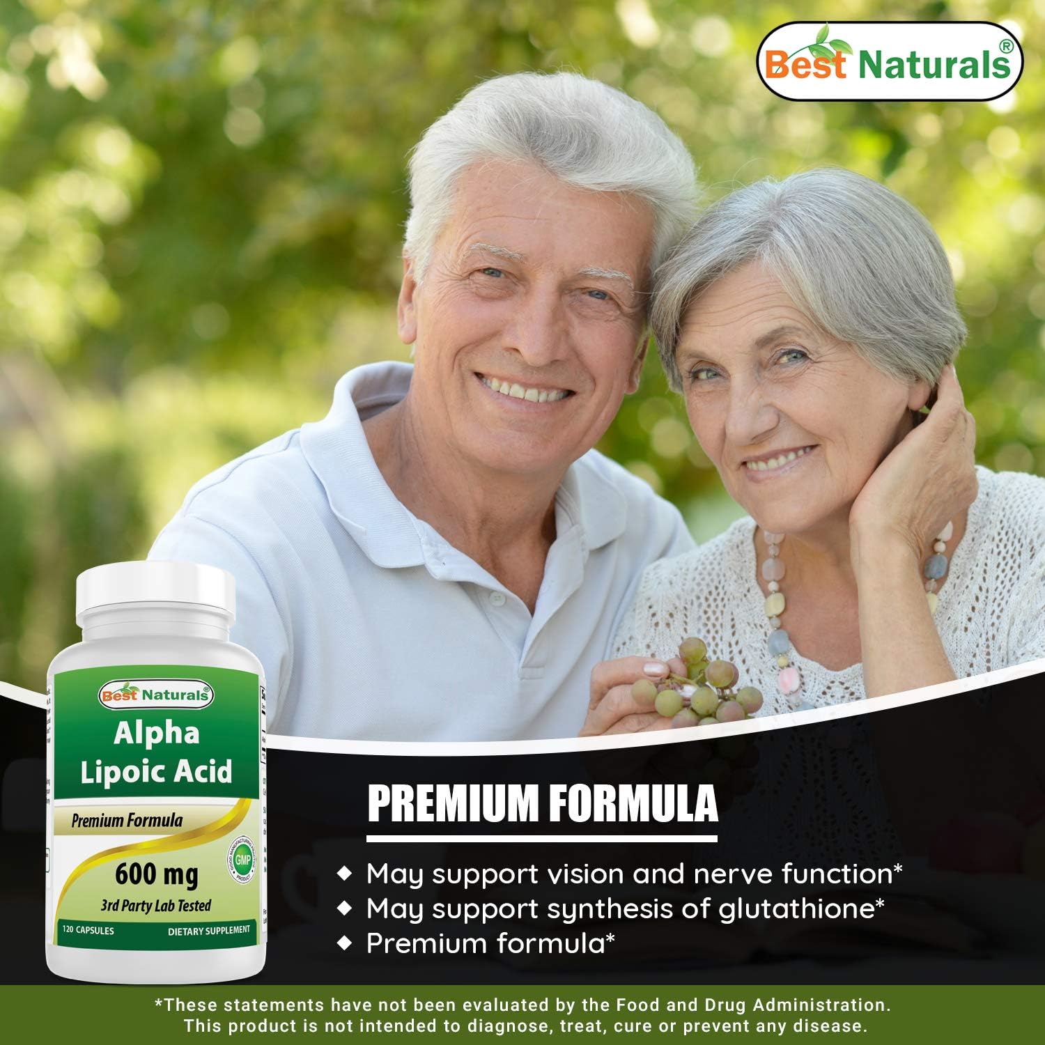 600 mg Alpha Lipoic Acid & NAC N-Acetyl-Cysteine - High Quality Antioxidant Supplement