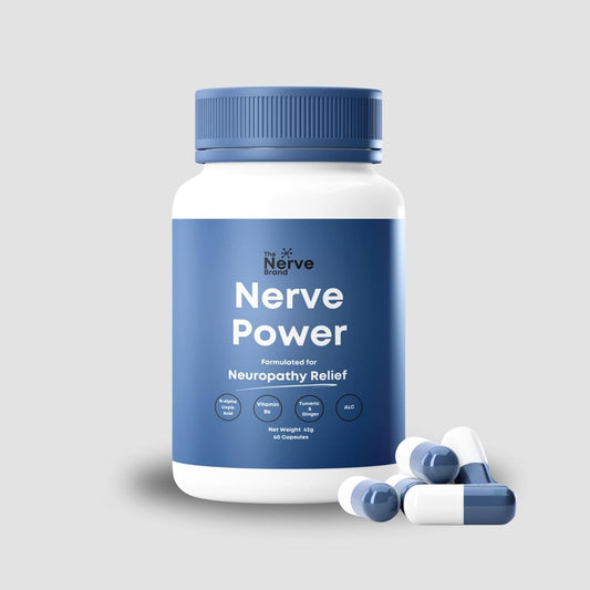 600mg R Alpha Lipoic Acid Nerve Supplement for Neuropathy Relief - Nerve Power for Sciatic, Feet, and Hand Discomfort by The Nerve Brand
