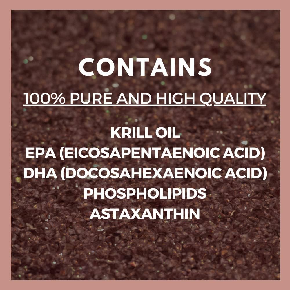 600mg Virgin Krill Oil Softgels with Omega-3 EPA & DHA | Two Month Supply | Non-GMO, Gluten Free, Additive Free
