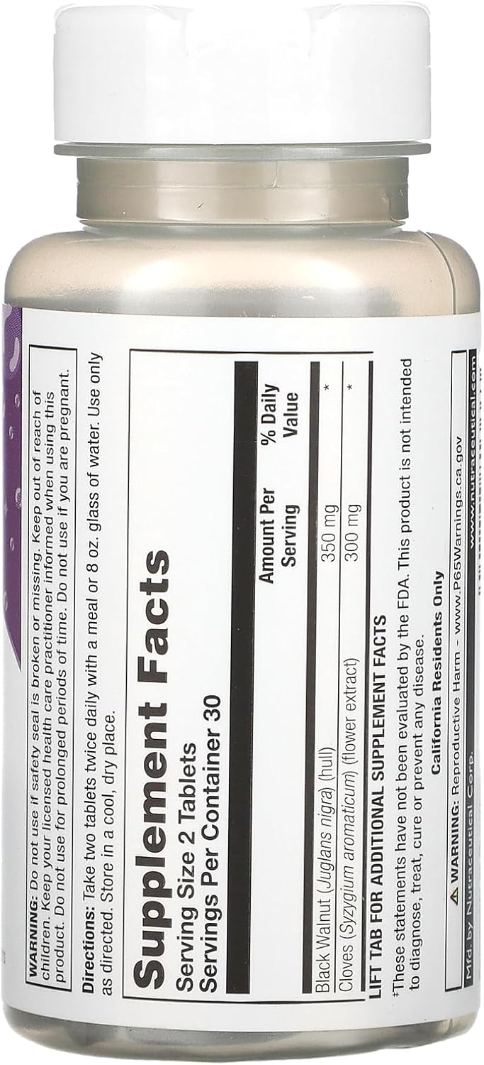 60ct Natural Balance Parazide Clenz for Gentle and Effective Parasite Cleansing