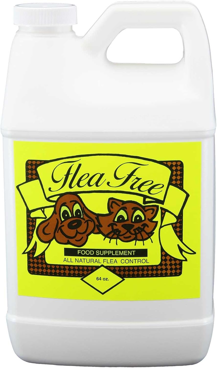 64 Ounce Organic Flea-Free Food Supplement and Natural Pet Products