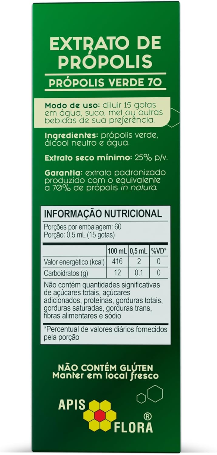 70% Apis Flora Green Propolis Extract - 30 ml - Premium Propolis Line
