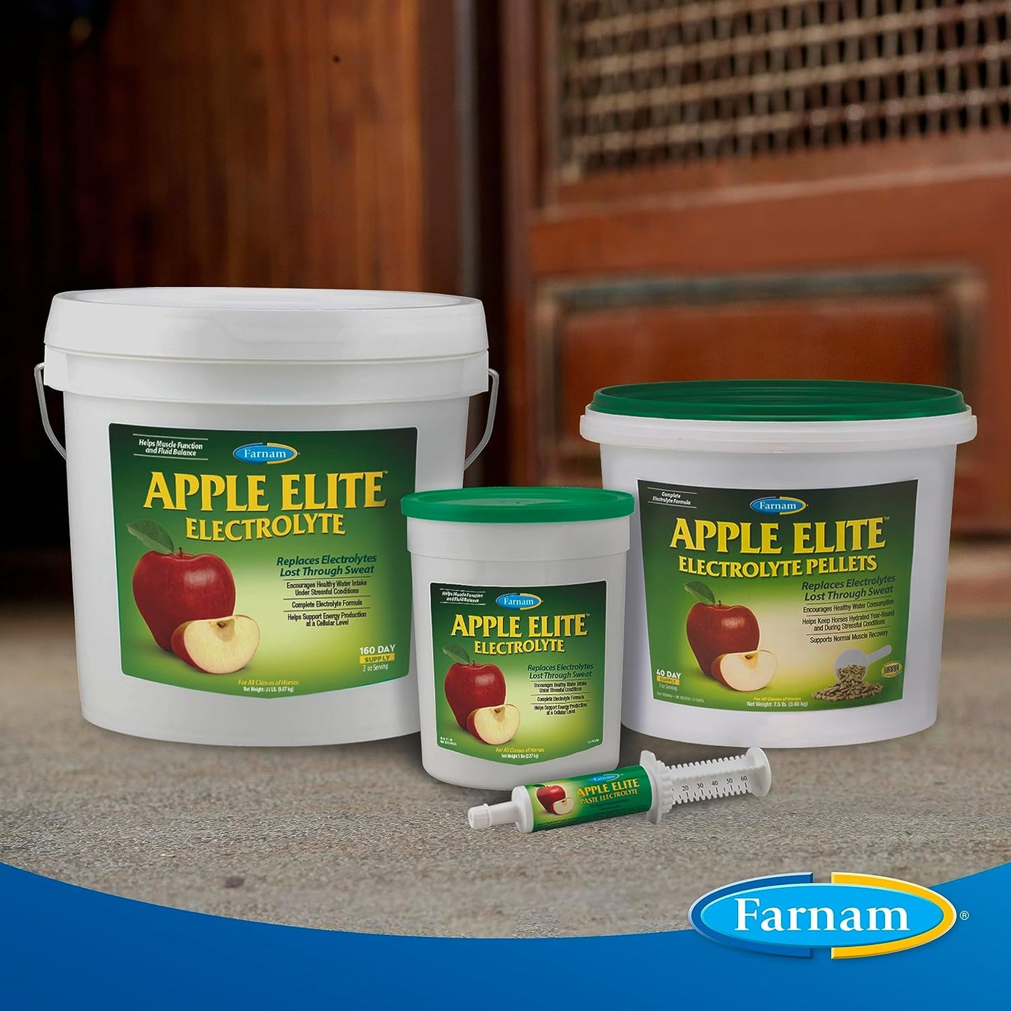 7.5 lb Farnam Apple Elite Electrolyte Pellets: 40 Day Supply