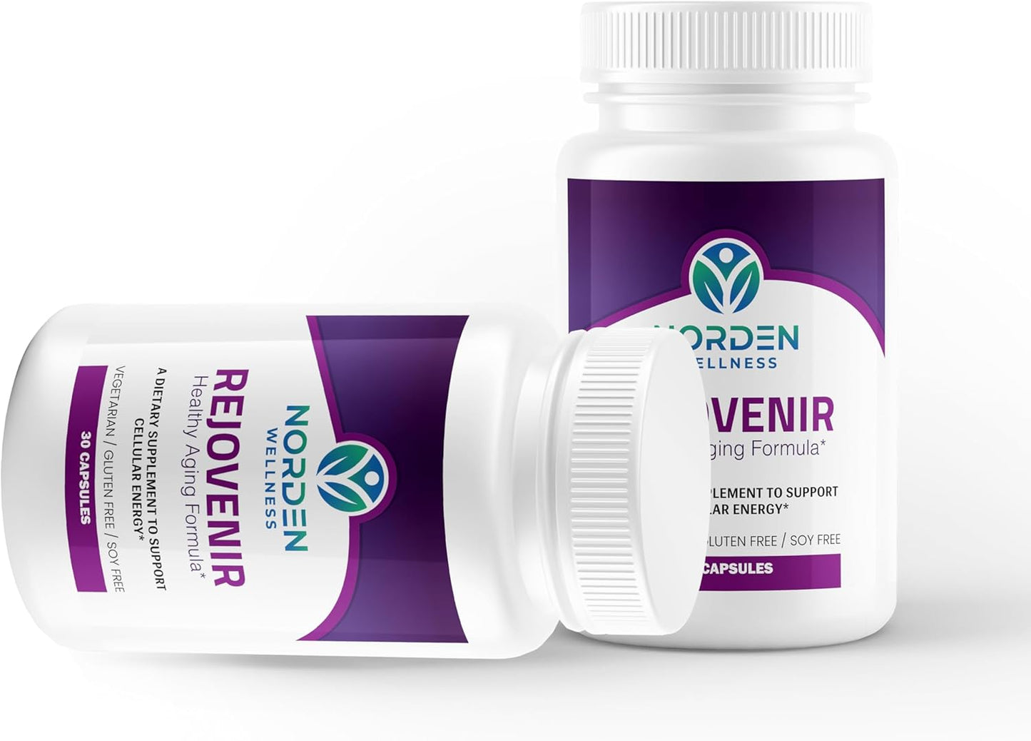 750mg NAD+ Supplement with Vitamin C & Niacin for Healthy Aging & Energy - 30 Vegan Capsules