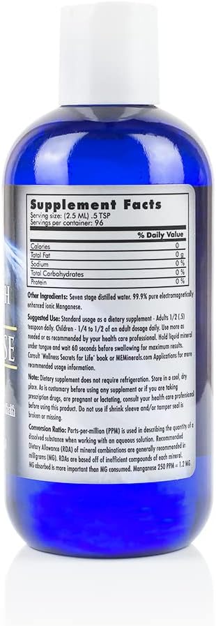 8 Ounce Mother Earth Minerals Manganese Supplement - 96 Servings