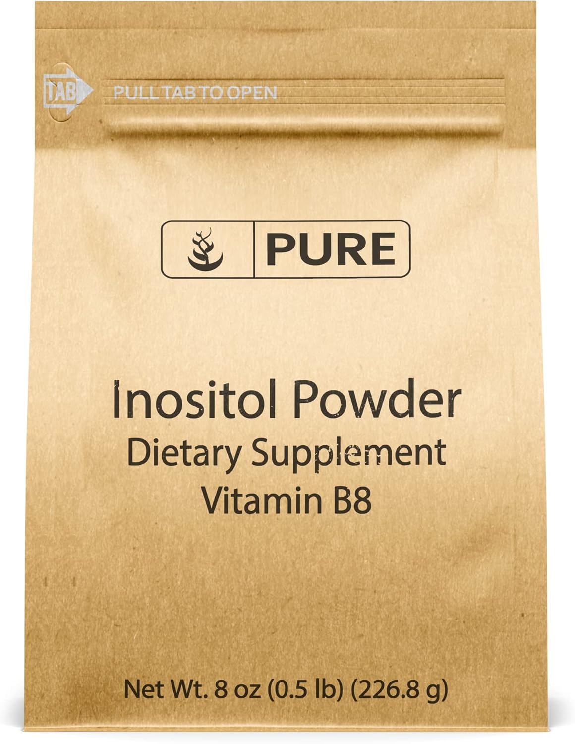 8 oz Pure Inositol (Vitamin B8) Powder - Lab Verified, No Fillers or Additives