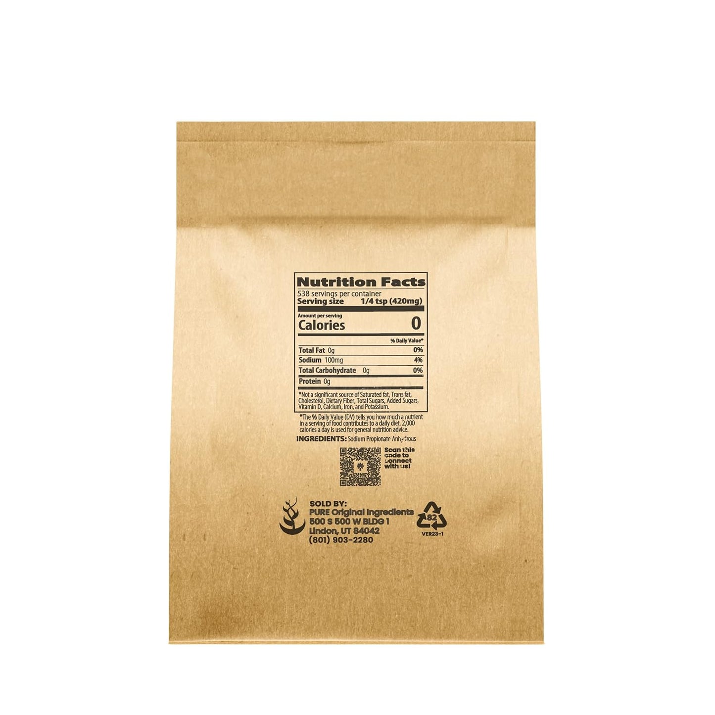 8 oz Sodium Propionate - Food Grade Preservative & Mold Inhibitor